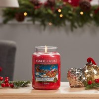 Yankee Candle Duftkerze im Glas (groß) CHRISTMAS EVE - Kerze mit Brenndauer bis zu 150 Stunden