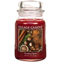 Village Candle Duftkerze im Glas (groß) Christmas Spice -...