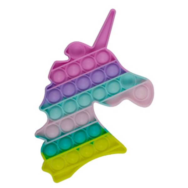 Fidget Pop Toys Einhorn Pastellfarben - Kindergeburtstag, Mitgebsel, Spaß