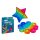 Fidget Pop Toy Rainbow 2er Set, Stern und Blume - Kindergeburtstag, Mitgebsel, Spaß, Antistress Spielzeug, Pop It, PopIt, Bubble Popper