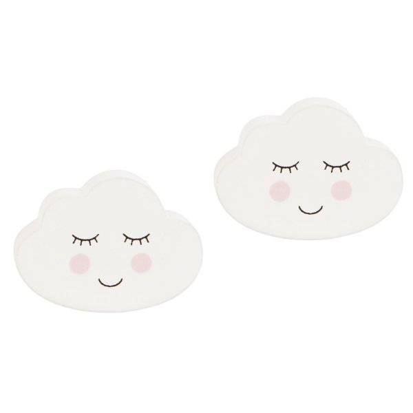 Möbelknopf Wolke, 2er Set - Schubladenknopf Babyzimmer Kinderzimmer, Möbelknauf, Möbelgriff, Möbelknopf Stern, 2er Set - Schubladenknopf Babyzimmer Kinderzimmer, Möbelknauf, Möbelgriff, Süße Träume