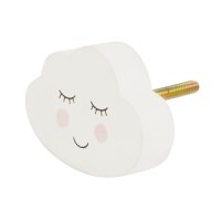Möbelknopf Wolke, 2er Set - Schubladenknopf Babyzimmer Kinderzimmer, Möbelknauf, Möbelgriff, Möbelknopf Stern, 2er Set - Schubladenknopf Babyzimmer Kinderzimmer, Möbelknauf, Möbelgriff, Süße Träume