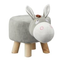 Kinder Hocker Esel H:30 cm - Kinderhocker Tierdesign,...