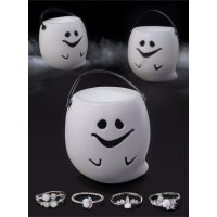 Badebombe Ghost mit Ring von Charmed Aroma, Badekugel...