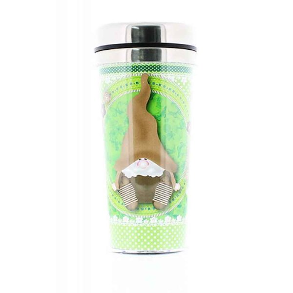 Thermobecher "Zwerg" doppelwandiger Becher für Coffee to go o.ä.