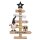 Holz Tannenbaum Aufsteller  We wish you a merry Christmas mit Wichtel H: 47 cm  - Deko Schild, Weihnachtsdekoration, Weihnachtsbaum, Weihnachten, Advent
