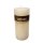 Stumpenkerze, durchgefärbt H: 14 cm, Kerze für Adventskranz (versch. Farben) Creme