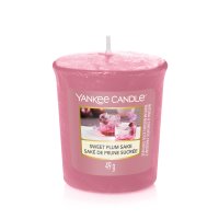 Yankee Candle Votivkerze SWEET PLUM SAKE  - Kerze mit...