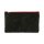 Etui Faulenzer Filz schwarz pink M - Stiftetasche Mäppchen oder kleine Kosmetiktasche