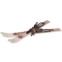 Deko Ski aus Holz natur 57 cm - Nostalgie Ski,...
