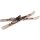 Deko Ski aus Holz natur 57 cm - Nostalgie Ski, Winterdeko, Deko Skihütte, Weihnachtsdeko
