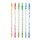 Bleistift Spickzettel mit Radiergummi, 6er Set - ausgefallener Bleistift mit Radierer, Stift, Bleistifte Schule