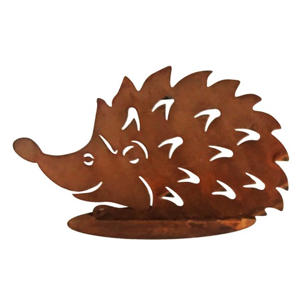 Rostfigur Igel 15x25 cm - Rost Design, Deko für den Garten, Gartendeko, Metalldeko