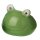Frosch 8 cm aus Porzellan schwimmend als Teich Deko - Deko für Vogeltränke, Fische, Gartenteich, Schwimmtiere, Gartendeko