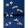 Badebombe Gold Star mit Ohrring von Charmed Aroma, Badekugel Stern mit Schmuck