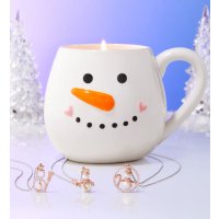 Duftkerze Snowman Mug mit Kette von Charmed Aroma,...