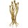 Kerzenleuchter Roots für 7 Kerzen aus Aluminium, gold H: 63,5 cm - Kerzenständer, Deko, festliche Dekoration
