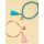 Duftkerze Fa-la-la-la Llama mit Armband von Charmed Aroma, Lama, Kerze mit Schmuck (Perlenarmband)