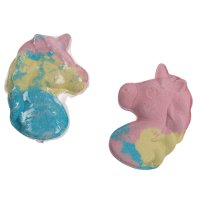 Badebombe Badekugel Einhorn 2er Set - Badezusatz, Bade...