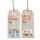 2er Set Holzschild Camping - Schild im Retro Look, Türschild, Deko Wohnwagen Wohnmobil, Urlaub