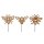 Blumenstecker Biene im Rost Design, 3er Set - Rostfigur für den Garten, Gartendeko, Gartenstecker