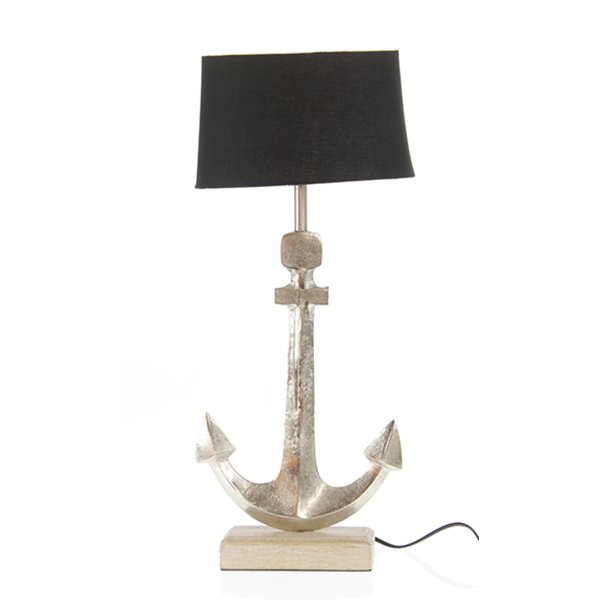 Tischleuchte Lampe Anker - Nachttischlampe, Dekolampe, Leselampe, maritime Deko