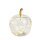 Dekoleuchte Apfel (XS) Glas, transparent, Apfel Lampe mit LED Lichterkette, Dekolampe, Tischleuchte, Apfellampe