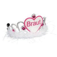 Krone Diadem Braut mit Herz - Junggesellinnenabschied,...