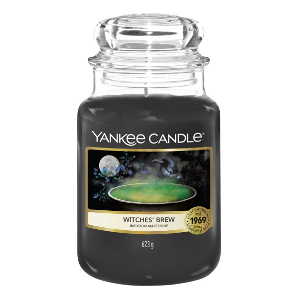 Yankee Candle Duftkerze im Glas (groß) WITCHES BREW - Kerze mit Brenndauer bis zu 150 Stunden