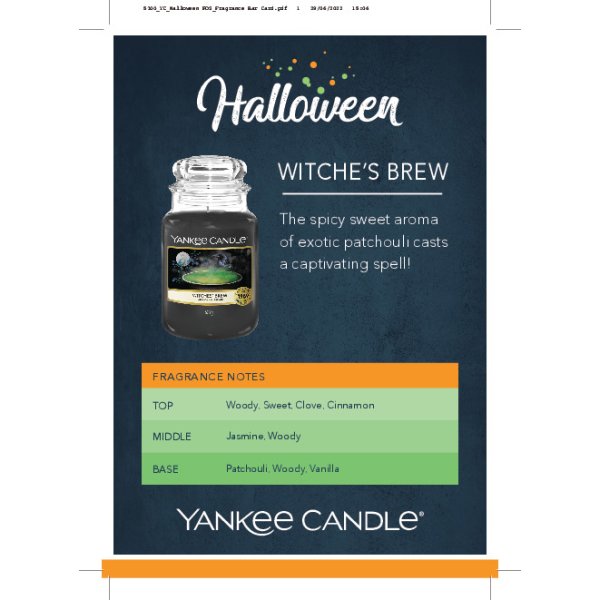 Yankee Candle Duftkerze im Glas (gro) WITCHES BREW - Kerze mit Brenndauer bis zu 150 Stunden