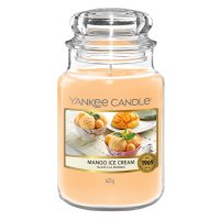 Yankee Candle Duftkerze im Glas (groß) MANGO ICE...