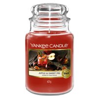 Yankee Candle Duftkerze im Glas (groß) APPLE &...