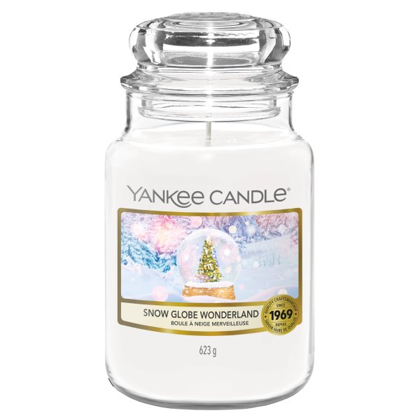Yankee Candle Duftkerze im Glas (groß) SNOW GLOBE WONDERLAND - Kerze mit Brenndauer bis zu 150 Stunden