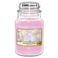 Yankee Candle Duftkerze im Glas (groß) SNOWFLAKE...