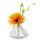 Glasvase "Chantal", Klarglas Vase, H: 7 cm (2er Set) - kleine Vasen, Blumenvase, Tischdekoration, Deko Hochzeit