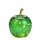 Dekoleuchte Apfel (XS) Glas, dunkelgrün, Apfel Lampe mit LED Lichterkette, Dekolampe, Tischleuchte, Apfellampe