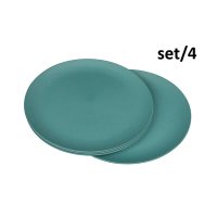 Campinggeschirr Zuperzozial Teller Flavour-It Plate 20cm, misty blue (4er Pack) Bioplastic C-PLA