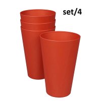 Campinggeschirr Zuperzozial Becher Reload-Cup, terra red...