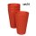 Campinggeschirr Zuperzozial Becher Reload-Cup, terra red (4er Pack) Trinkglas Bioplastic C-PLA