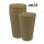 Campinggeschirr Zuperzozial Becher Reload-Cup, toffee brown (4er Pack) Trinkglas Bioplastic C-PLA