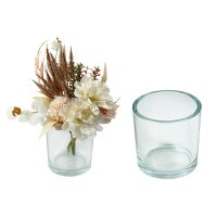 Vase Heavy H: 14 cm, Glaszylinder - Glasvase,...
