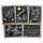 Kratzpapier Kratzbilder 50er Set mit 5 Motiven je inkl. Kratzstab - Wichtelgeschenk, Kindergeschenk, Nikolausgeschenk, tolles Give Away, Mitgebsel
