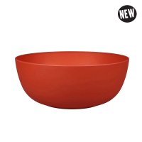 Campinggeschirr Zuperzozial Salatschüssel Boost-Bowl 2000ml, terra red, Schale Bioplastic C-PLA