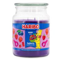 Haribo BERRY MIX Duftkerze im Glas (groß)  2-Docht Kerze