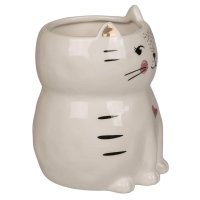 Tasse Becher Katze - Keramik Tasse, Kaffeebecher, Kaffeetasse, Teetasse, Katzen