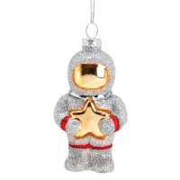 Baumschmuck Astronaut mit Stern - Baumkugel,...