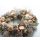 Adventskranz mit silbernen Kugeln & Zapfen - Weihnachtsdekoration, Weihnachten, Advent, Adventsgesteck, Leuchterkranz