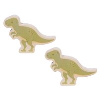 Möbelknopf Dino T-Rex, 2er Set - Schubladenknopf Dinosaurier Babyzimmer Kinderzimmer, Möbelknauf, Möbelgriff