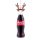 Baumschmuck Coca Cola Flasche Rentier - Baumkugel, Weihnachtsdeko, Christbaumkugel