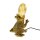 Tischleuchte Lampe Frosch Froggy gold - Tischlampe, Dekoleuchte, Deko Lampe